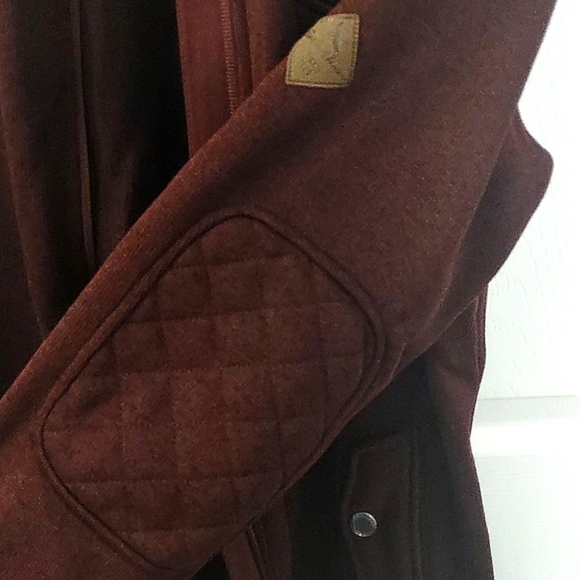 NWOT Eddie Bauer Quilted Fleece Lined Hunter Outdoor Jacket Berry Purple Size L - Picture 3 of 11